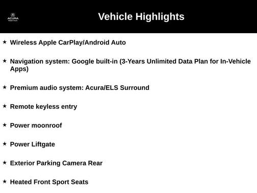 2025 Acura MDX Technology Package