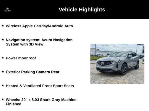2025 Acura RDX A-Spec