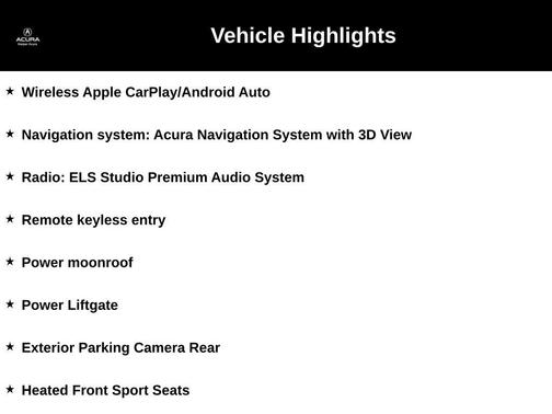 2025 Acura RDX Technology Package