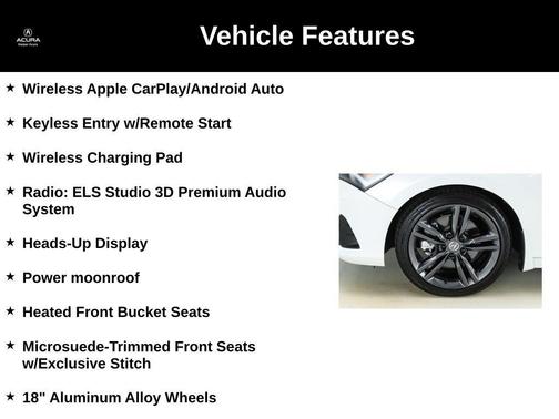 Platinum White Pearl 2024 Acura Integra A-Spec Technology