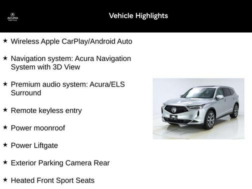 2023 Acura MDX Technology