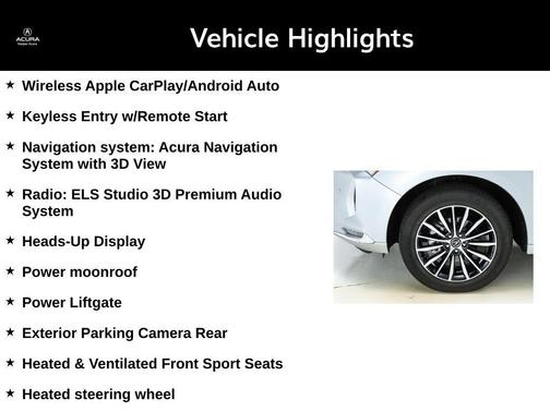2025 Acura RDX Advance Package