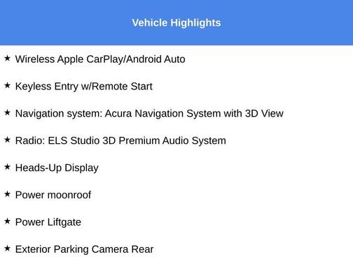 2024 Acura RDX Advance Package
