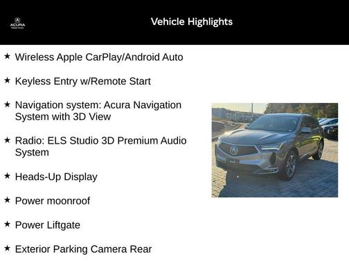 2024 Acura RDX Advance Package