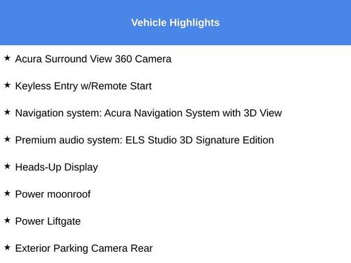 2024 Acura MDX Type S w/Advance Package