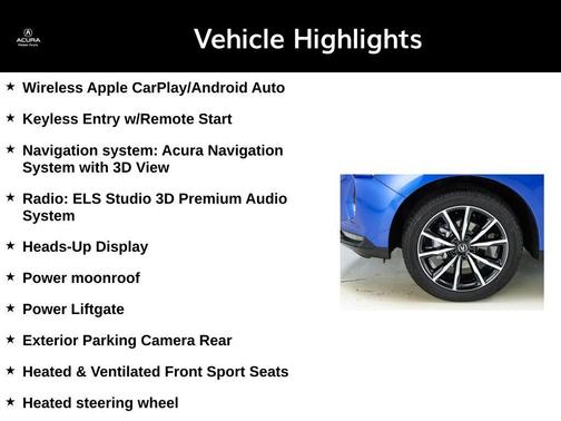 2025 Acura RDX A-Spec Advance Package