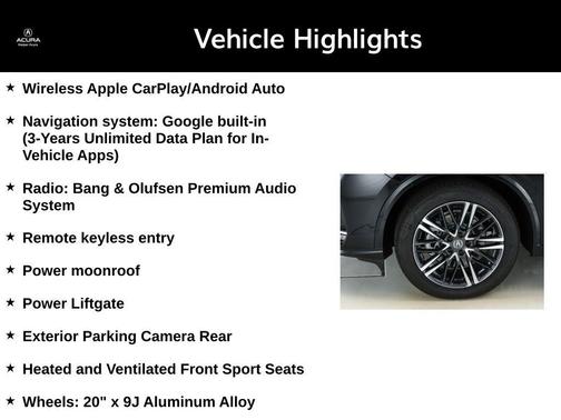 Majestic Black Pearl 2026 Acura MDX Advance Package