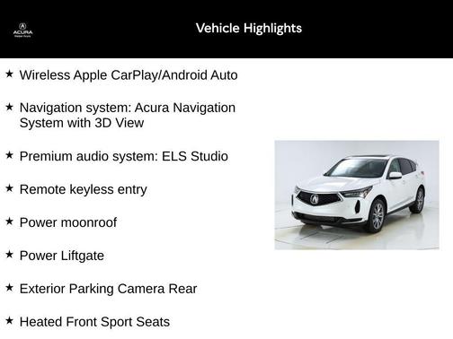 2023 Acura RDX Technology Package