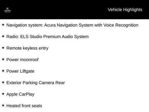 2019 Acura RDX Technology Package