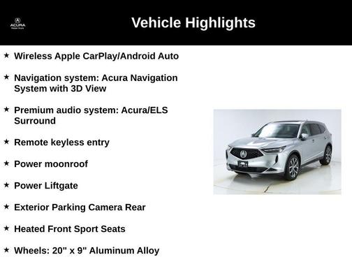 2023 Acura MDX Technology