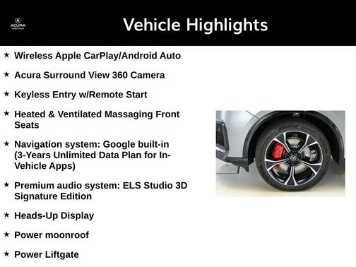 2025 Acura MDX Type S w/Advance Package