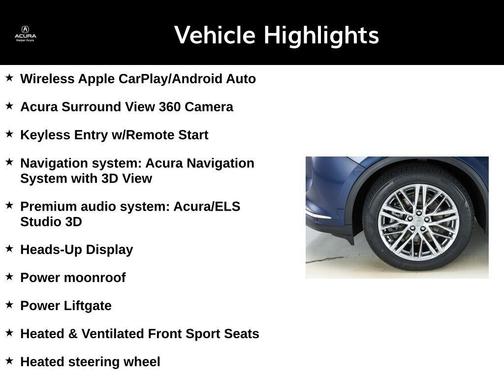 Fathom Blue Pearl 2023 Acura MDX Advance