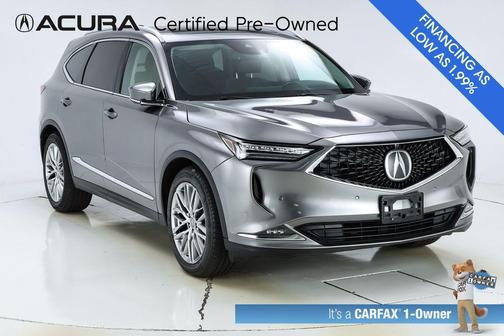 Liquid Carbon Metallic 2023 Acura MDX Advance