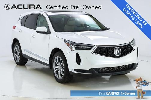 Platinum White Pearl 2023 Acura RDX Technology Package