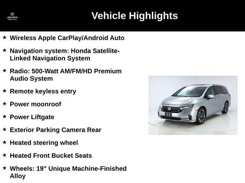 2024 Honda Odyssey Elite