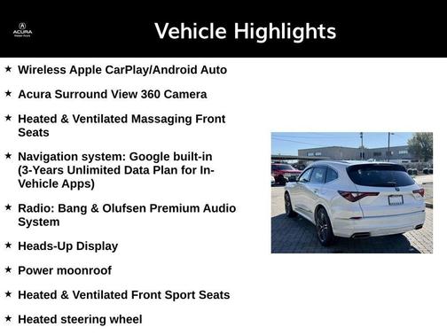 2025 Acura MDX Advance Package