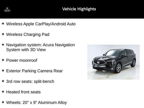 2023 Acura MDX Technology