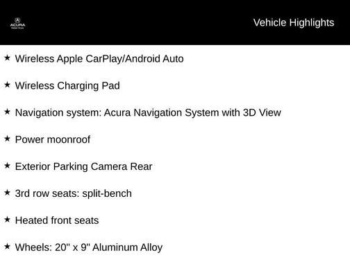 2023 Acura MDX Technology