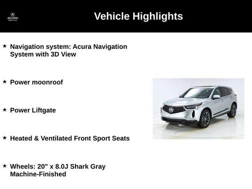 2025 Acura RDX A-Spec