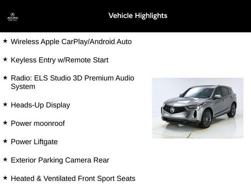 2024 Acura RDX A-Spec Advance Package