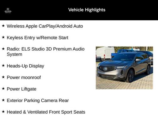 2024 Acura RDX A-Spec Advance Package