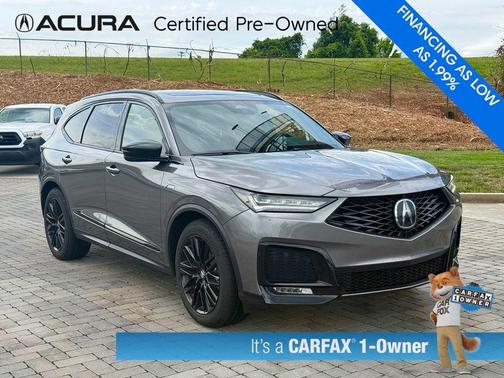 Liquid Carbon Metallic 2026 Acura MDX A-Spec Advance Package