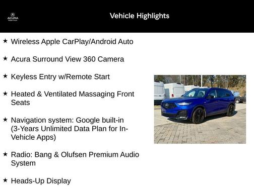 2025 Acura MDX A-Spec Advance