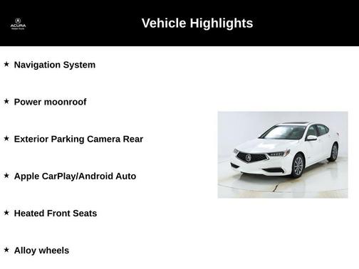 2018 Acura TLX Technology