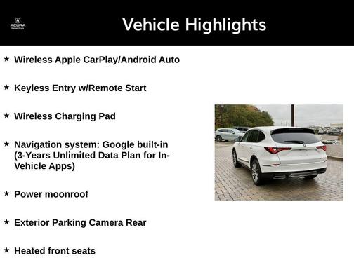2025 Acura MDX Technology Package