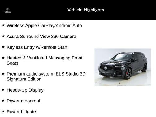 2025 Acura MDX Type S w/Advance Package