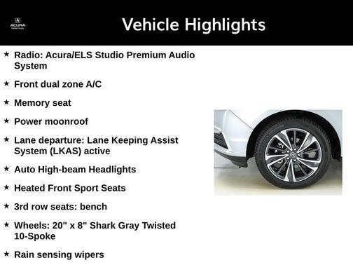 2020 Acura MDX 3.5L w/Technology Package