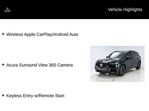 2025 Acura MDX Type S w/Advance Package