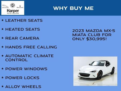 2023 Mazda MX-5 Miata RF Club