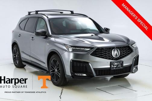 Liquid Carbon Metallic 2025 Acura MDX A-Spec Advance