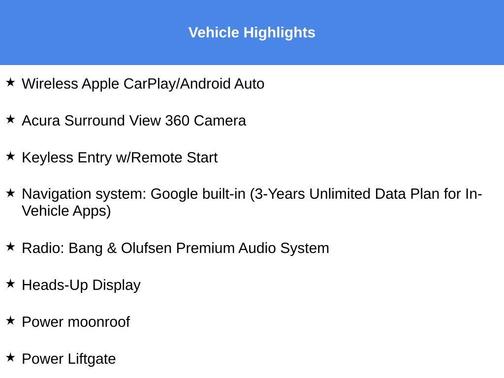 2025 Acura MDX A-Spec Advance