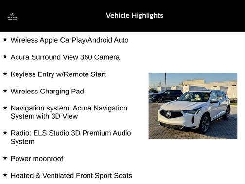 2024 Acura RDX Advance Package