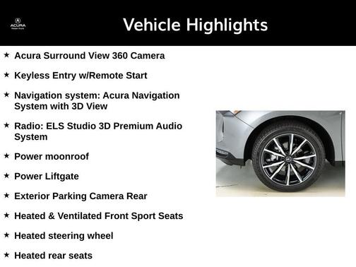 2025 Acura RDX A-Spec Advance Package