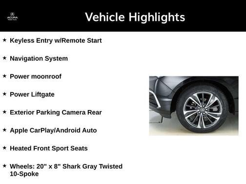2020 Acura MDX 3.5L w/Technology Package