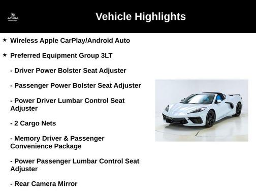 2022 Chevrolet Corvette Stingray w/3LT
