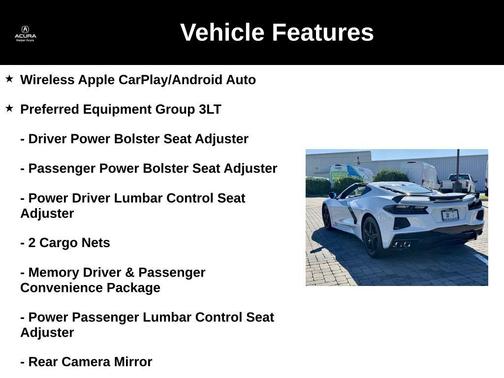 2022 Chevrolet Corvette Stingray w/3LT