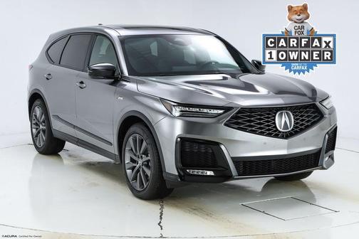 Liquid Carbon Metallic 2025 Acura MDX A-Spec
