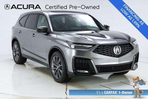 Liquid Carbon Metallic 2025 Acura MDX A-Spec