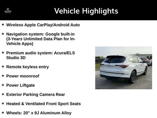 2025 Acura MDX A-Spec