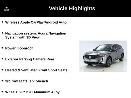 2024 Acura MDX A-Spec
