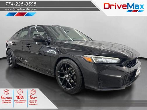 Black 2025 Honda Civic Sport