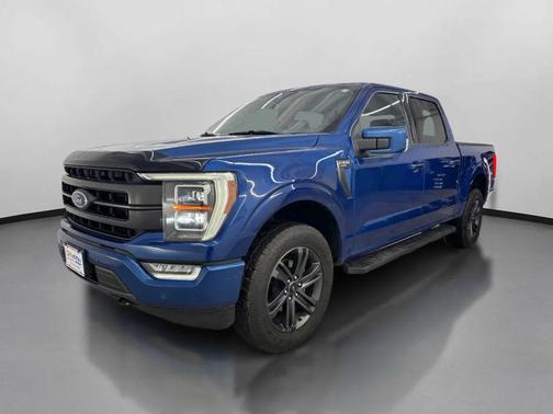 Atlas Blue Metallic 2022 Ford F-150 Lariat