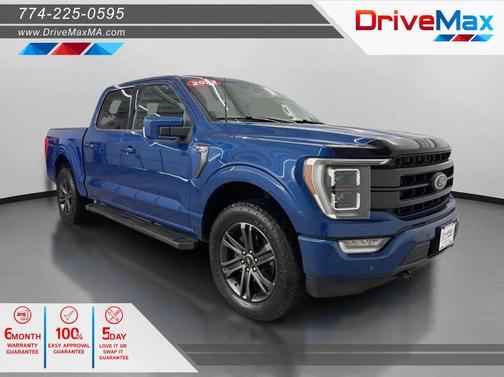 Atlas Blue Metallic 2022 Ford F-150 Lariat