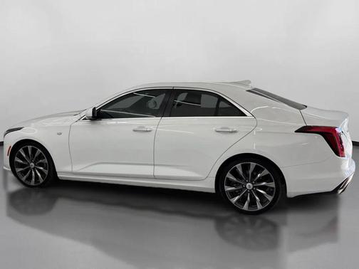 Summit White 2021 Cadillac CT4 Luxury