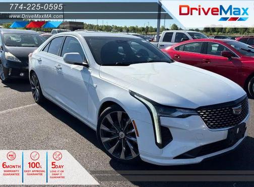 Summit White 2021 Cadillac CT4 Luxury