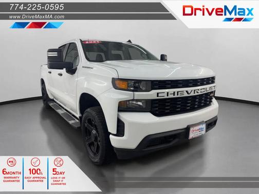 Summit White 2021 Chevrolet Silverado 1500 Custom